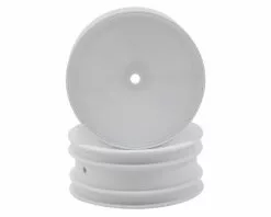 Yokomo 12mm Hex 2WD Front Buggy Wheels (White) (2) (YZ-2/B-MAX2)