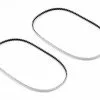 Yokomo BD10 Front/Rear Low Friction Drive Belt (White) (2) (117T)