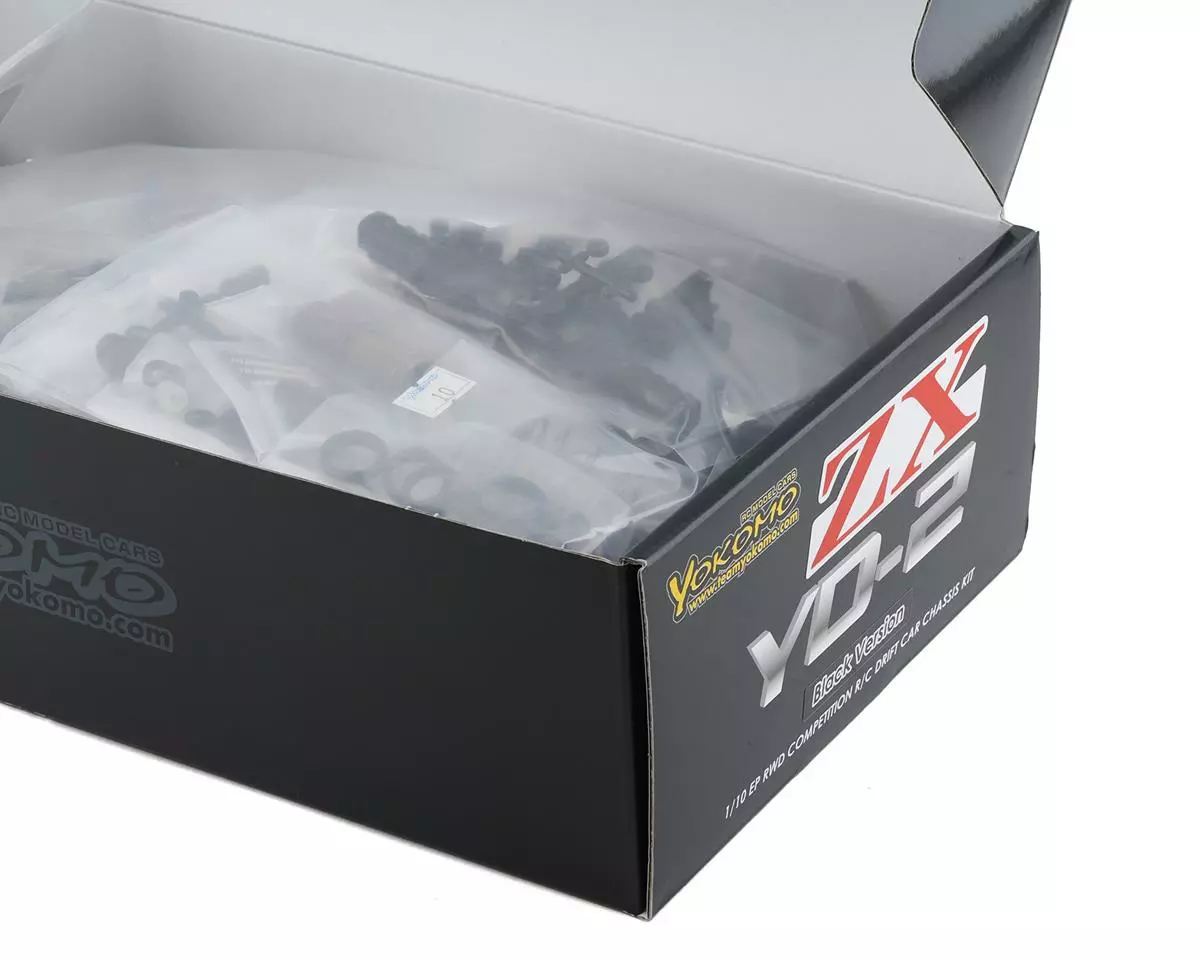 Yokomo YD-2ZX 1/10 2WD RWD Competition Drift Car Kit (Black) - Image 3