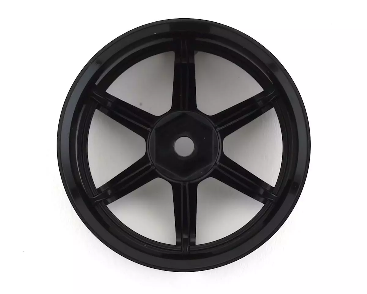 Yokomo 12mm Hex Racing Performer Drift Wheels (Black) (2) (8mm Offset) - Image 2