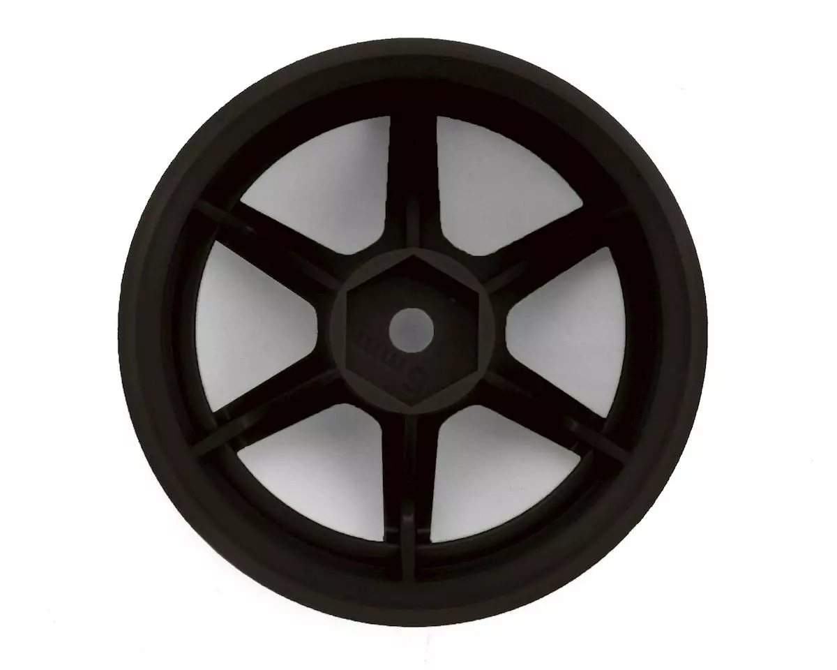 Yokomo 12mm Hex Racing Performer High Traction RWD Drift Wheels (Titanium) (2) (6mm Offset) - Image 2