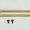 Yokomo YZ-2DTM3/CAL3 "X30" Short Rear Shock Shafts (2) (Titanium Coated)