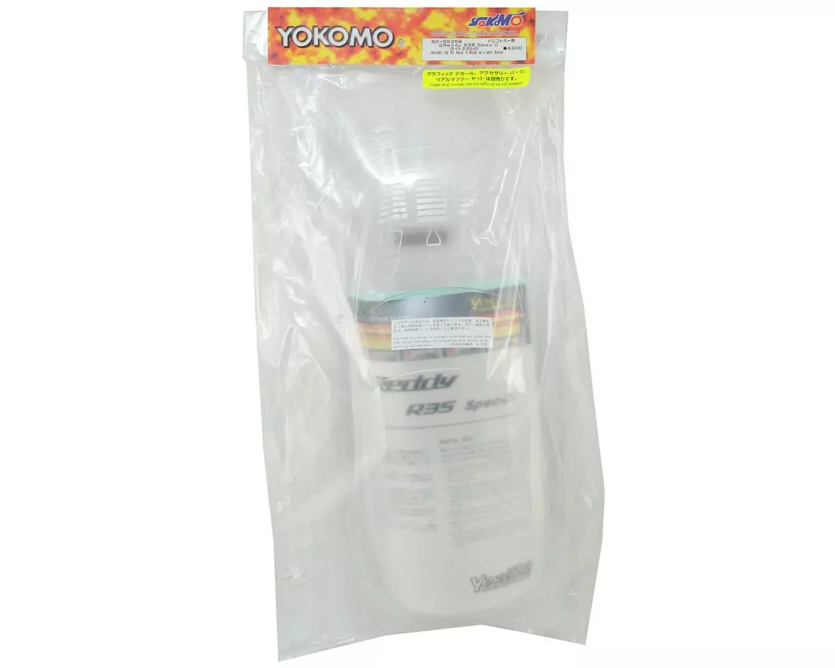 Yokomo GReddy R35 SPEC-D Drift Body Set (Clear) - Image 2