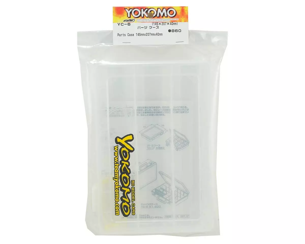 Yokomo Plastic Parts & Screws Carrying Case (145x207x40mm) - Image 2