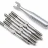 Yokomo Titanium YZ-2 "Dirt" Turnbuckle Set (6)